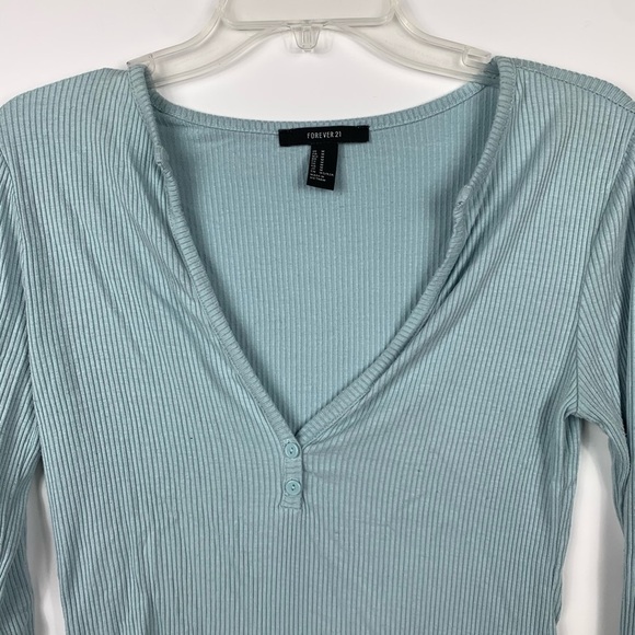 FOREVER 21 • Blue Cardigan top WOMENS M - Picture 4 of 4